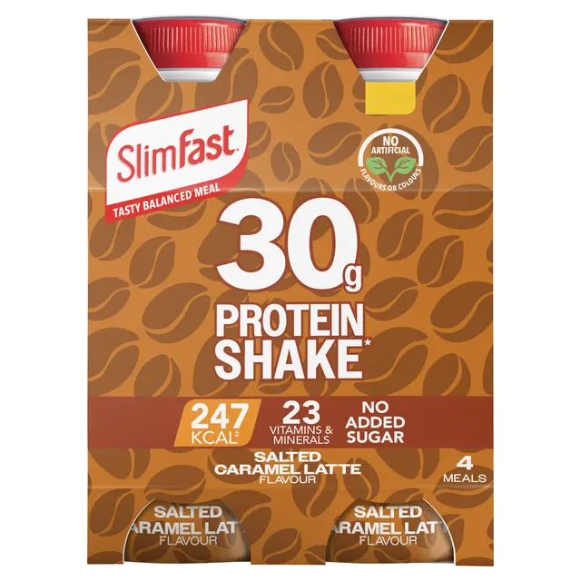 SlimFast 30g Protein Shake Salted Caramel Latte