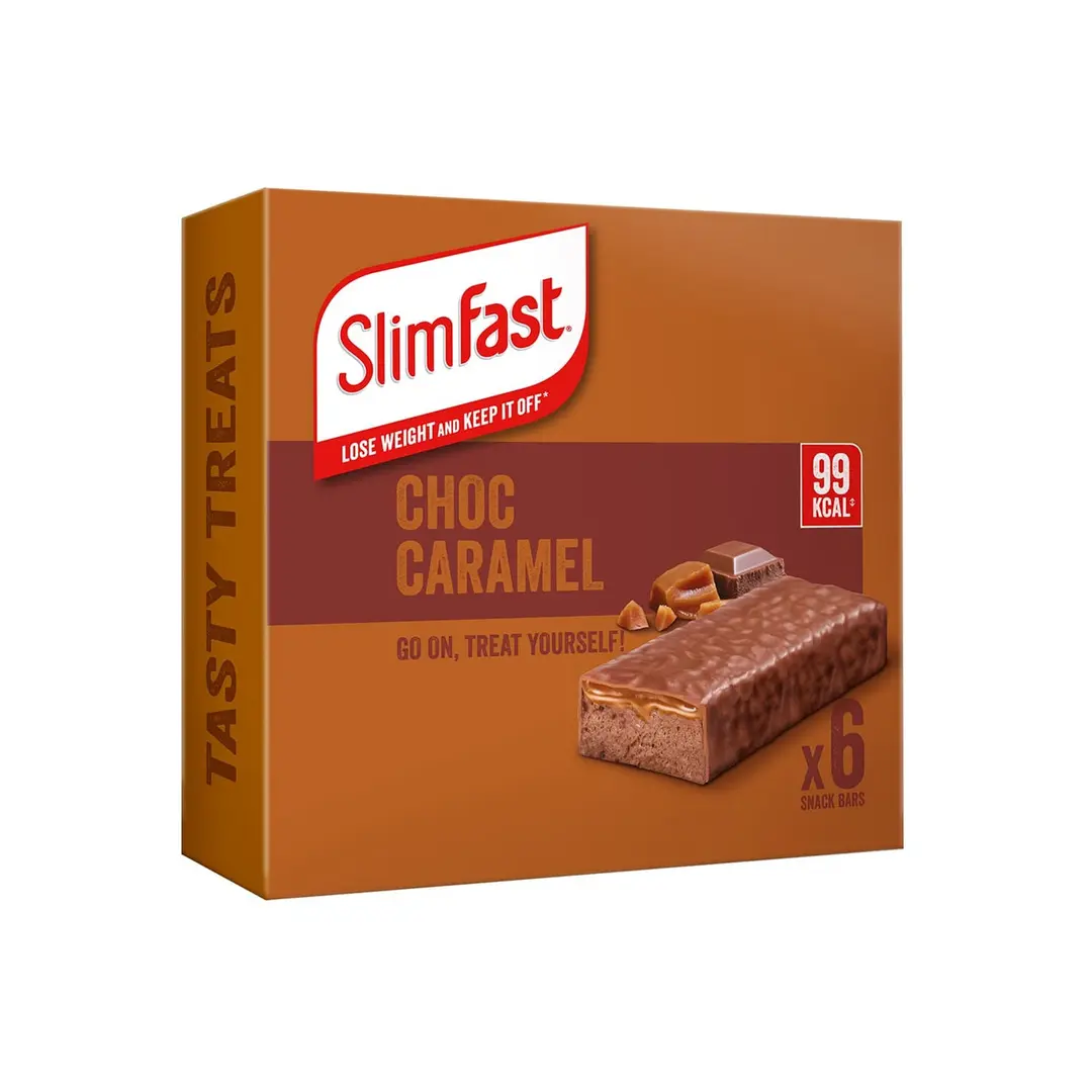SlimFast Chocolate Caramel Treat Bar Multipack 6 x 26g