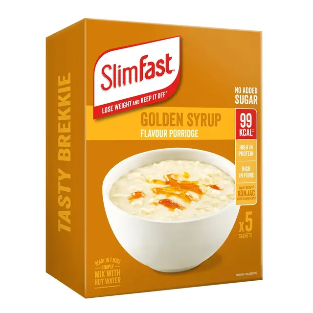 Slimfast Porridge Golden Syrup flavour 5 x 29g